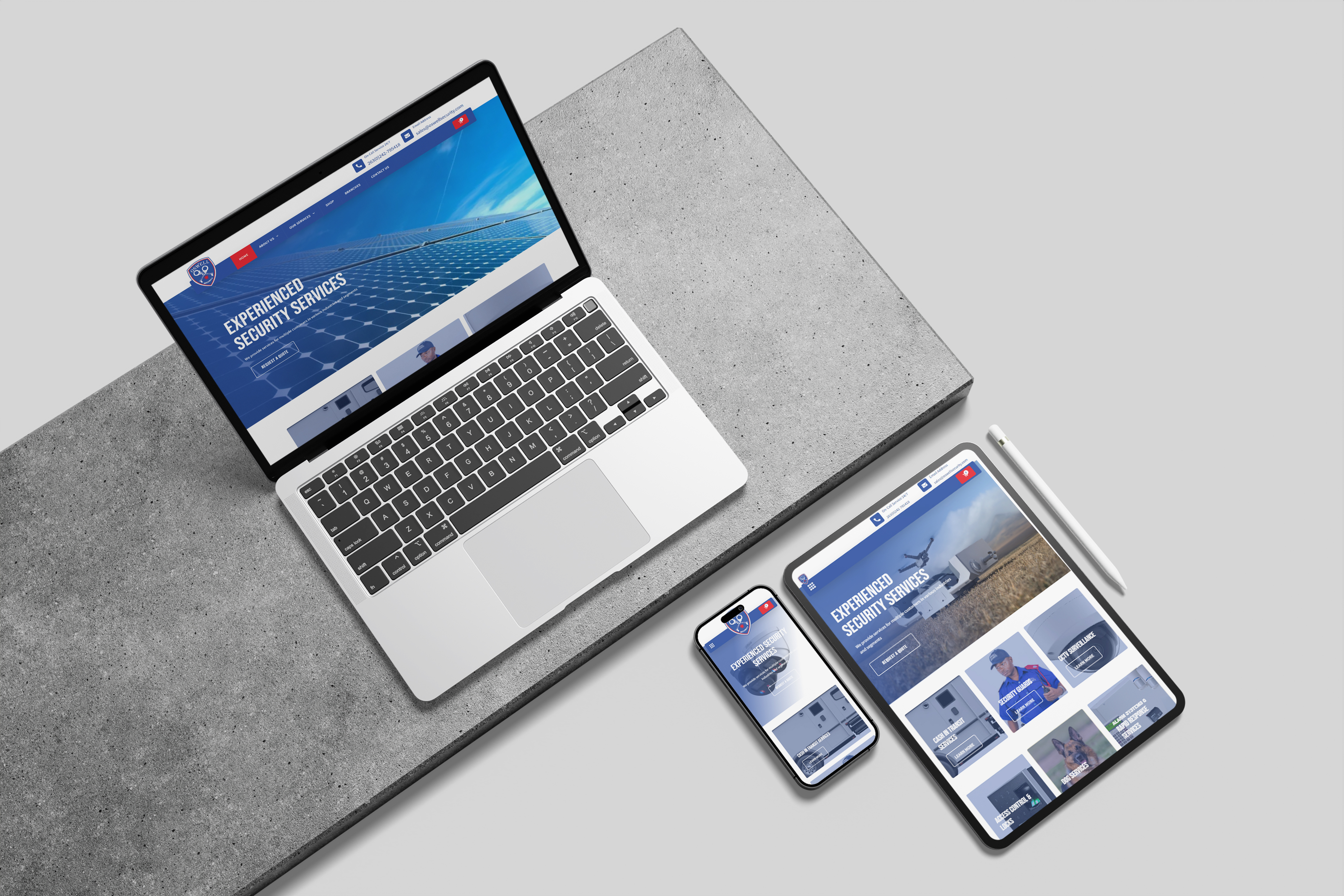 Oswell Security website